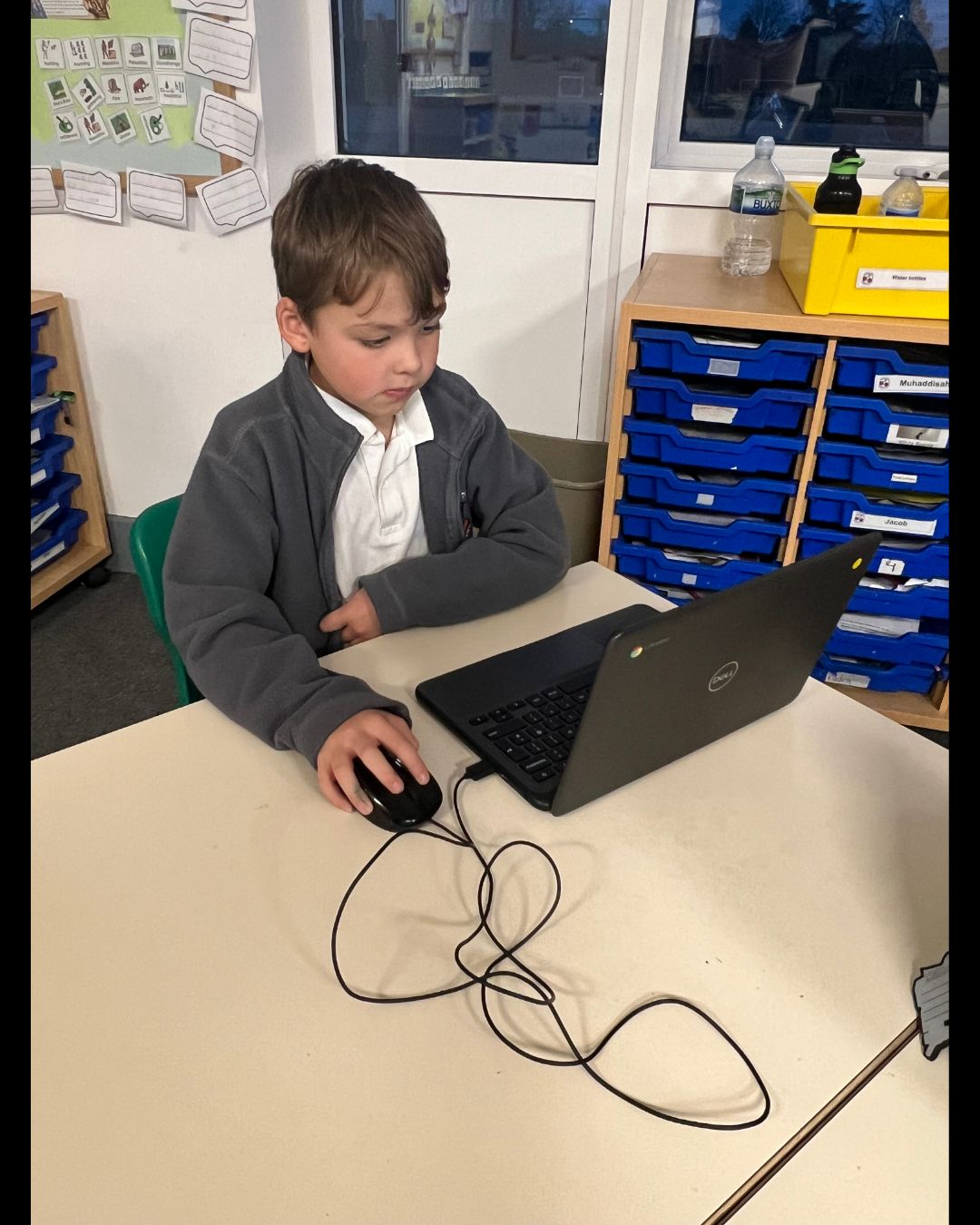 U Teach Mi pupils working on coding projects
